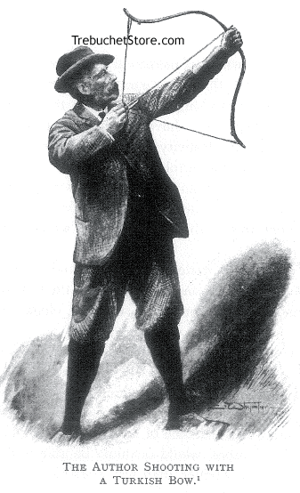 The Author Shooting with a Turkish Bow