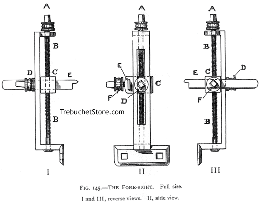 Fig. 145. - The Fore-Sight. Full size.