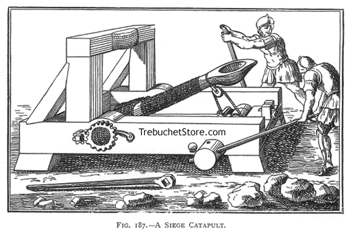 Fig. 187. - A Siege Catapult.