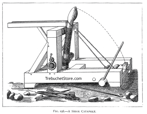 Fig. 198. - A Siege Catapult.