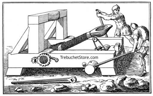 A SIEGE CATAPULT (WITHOUT A SLING).