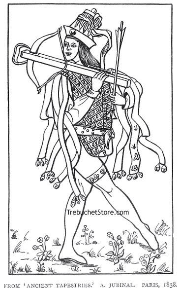 From 'Ancient Tapestries.' A. Jubinal. Paris 1838.