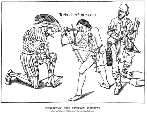 Crossbowmen with Cranequin Crossbows