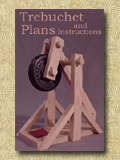 Picture of working model trebuchet made from plans.